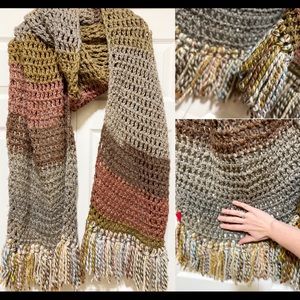 🧶 HANDMADE Crochet Scarf 🧶